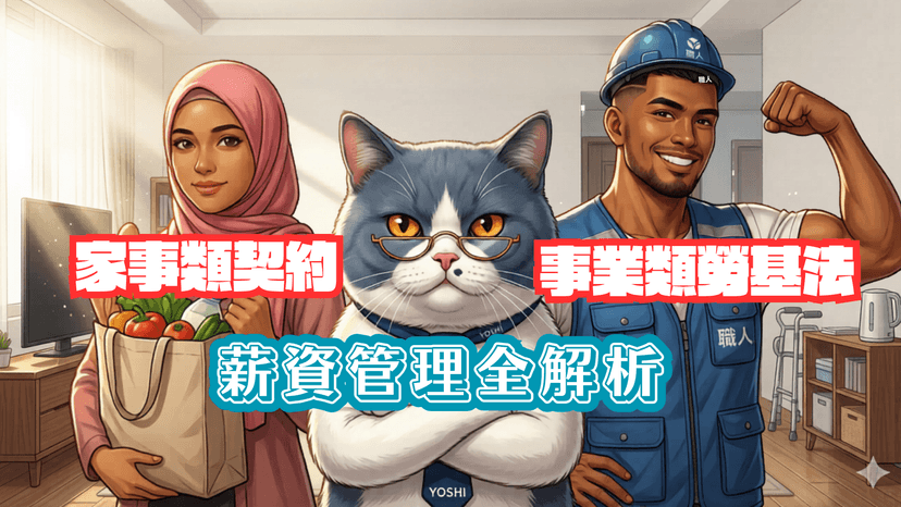 連假不踩雷：事業類勞基法 vs. 家事類契約，薪資管理全解析